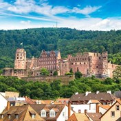 Heidelberg slot - grundlagt i 1300 tallet.